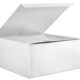 12" x 12" x 5 1/2" White Gloss Gift Box