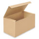 12" x 6" x 6" Kraft Pinstripe Gift Box