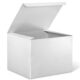 8" x 8" x 6" White Gloss Gift Box